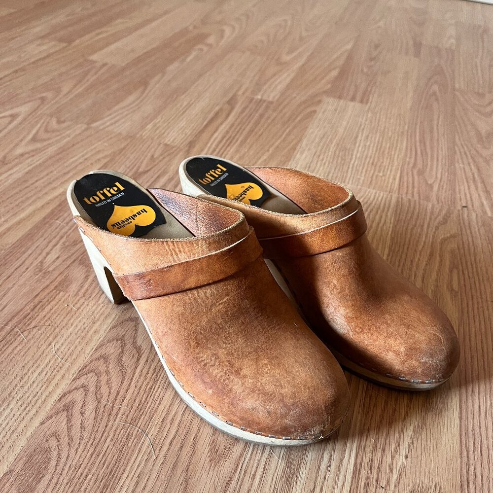 Swedish Hasbeens Slip -In Classic Clog Size 41 - image 1